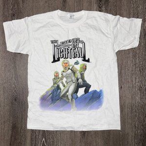 SDCC 2019 Comic-Con Legends of Lightfall Adult Size Novelty L Large T-Shirt NWOT